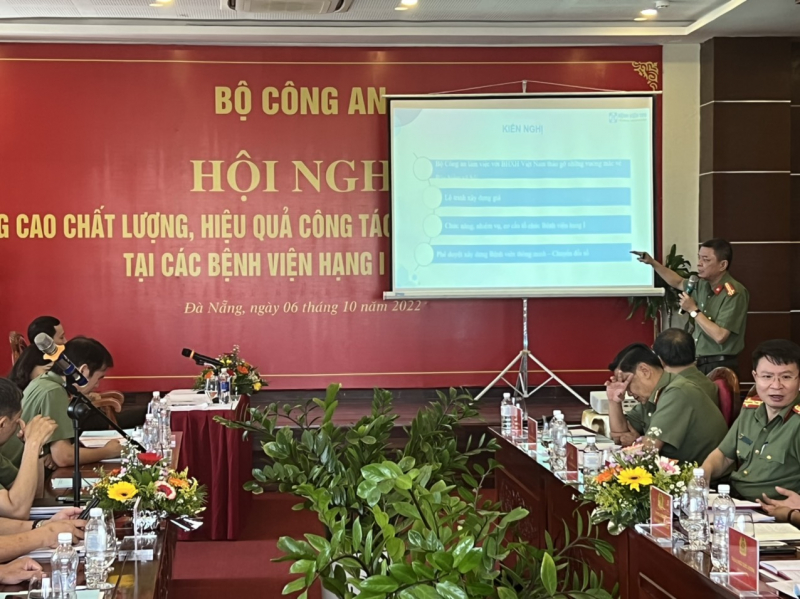 Hội nghị Nâng cao chất lượng, hiệu quả công tác khám bệnh, chữa bệnh, tại các Bệnh viện hạng I Công an -2