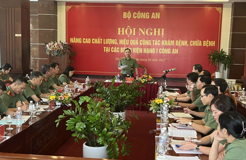 Hội nghị Nâng cao chất lượng, hiệu quả công tác khám bệnh, chữa bệnh, tại các Bệnh viện hạng I Công an -0
