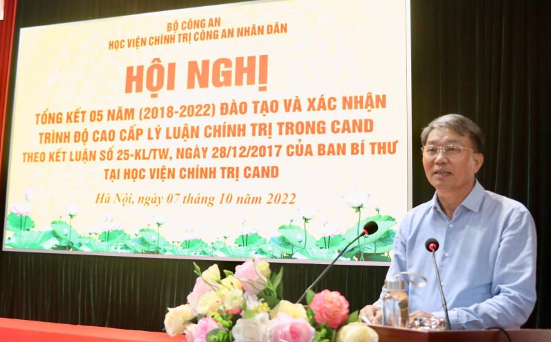 Học viện Chính trị CAND tổng kết 5 năm đào tạo, xác nhận trình độ Cao cấp lý luận chính trị -0