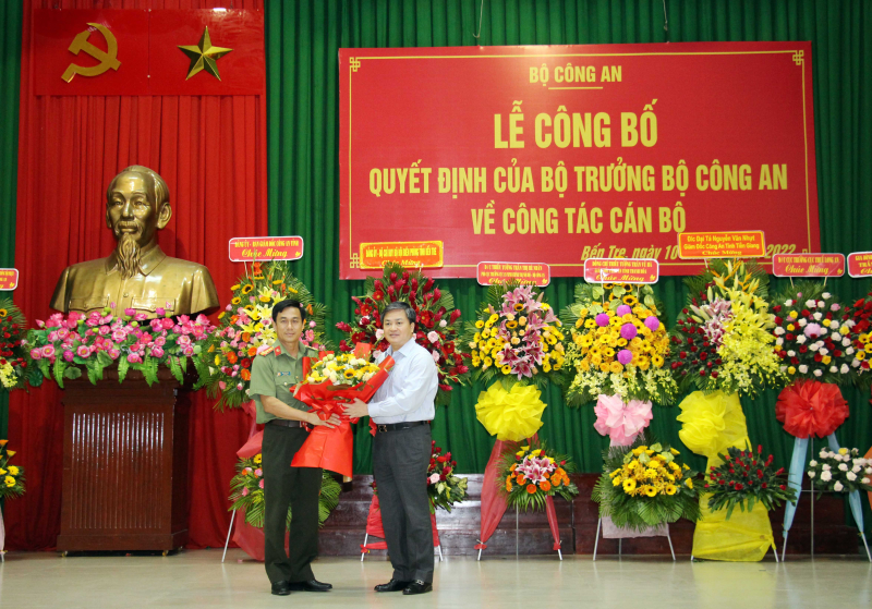Đại tá Trương Sơn Lâm giữ chức Giám đốc Công an tỉnh Bến Tre -1