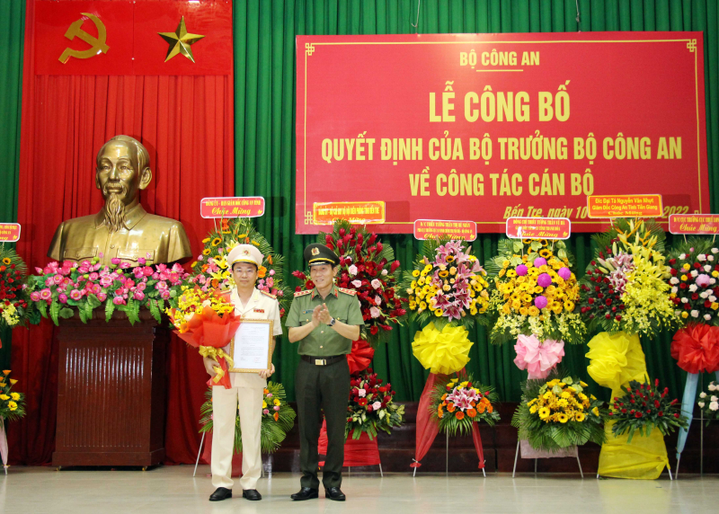Đại tá Trương Sơn Lâm giữ chức Giám đốc Công an tỉnh Bến Tre -0