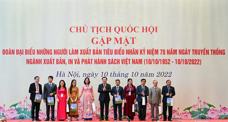 Chủ tịch Quốc hội Vương Đình Huệ: Người làm xuất bản tiên phong trên mặt trận văn hóa, đi đầu trong Công nghiệp hóa, hiện đại hóa đất nước -0