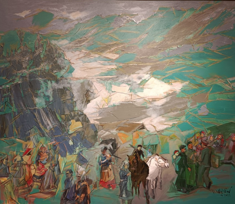 Trao thưởng và khai mạc triển lãm Trại sáng tác Mỹ thuật CAND lần thứ 4 -0