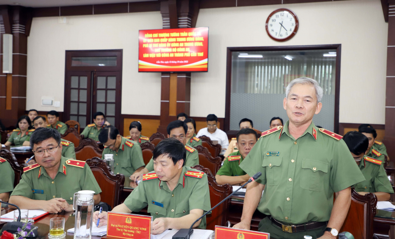 Bảo đảm ANTT tạo môi trường bình yên, lành mạnh, phục vụ phát triển kinh tế, xã hội TP Cần Thơ -0