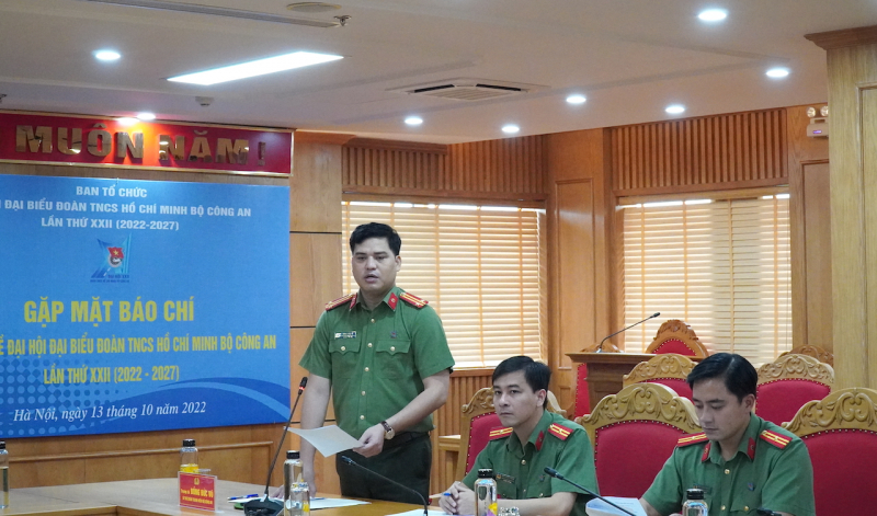 Đại hội Đoàn Thanh niên Bộ Công an lần thứ XXII sẽ chính thức khai mạc ngày 18/10 -0