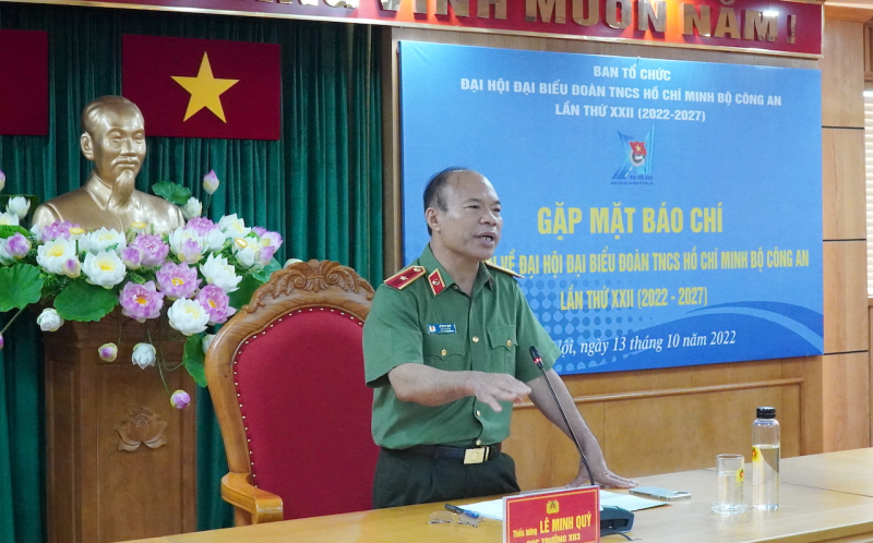 Đại hội Đoàn Thanh niên Bộ Công an lần thứ XXII sẽ chính thức khai mạc ngày 18/10 -0