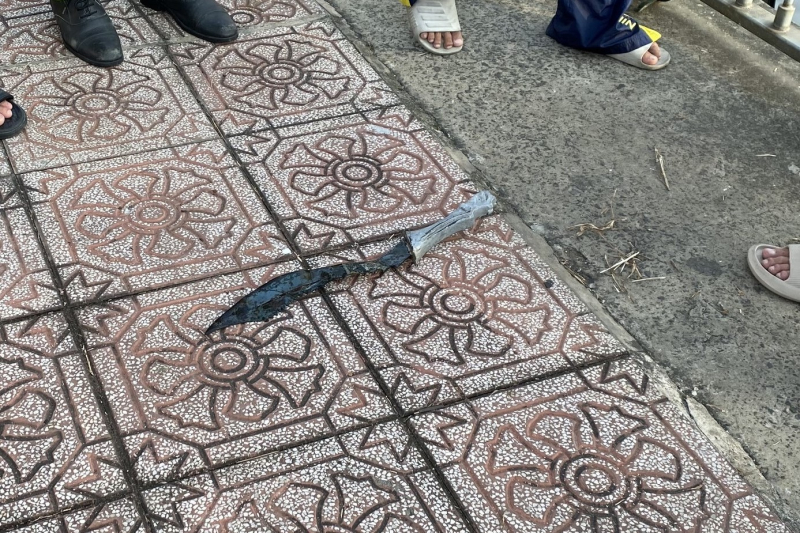 Ngâm dưới kênh hôi thối lặn tìm hung khí rồi tất tả leo cây xử lý tổ ong -3