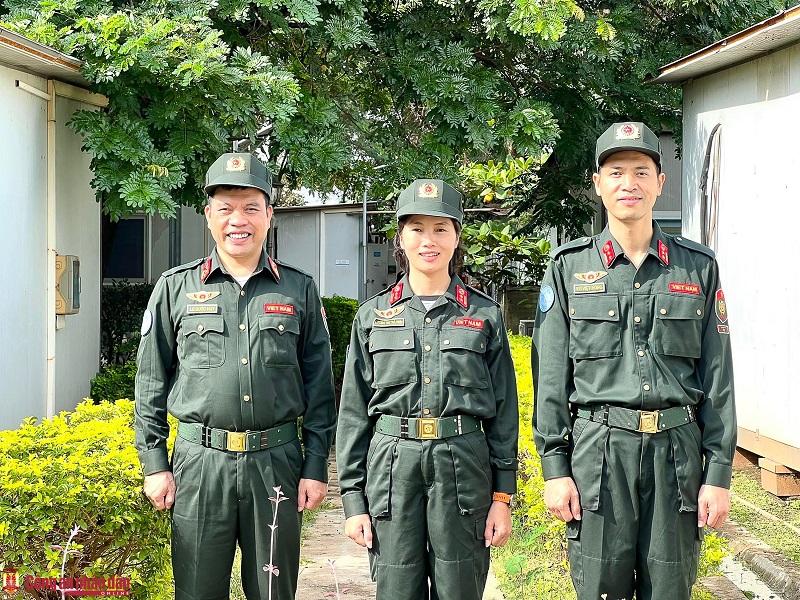 Latest photos of three Vietnamese police officers in South Sudan ...