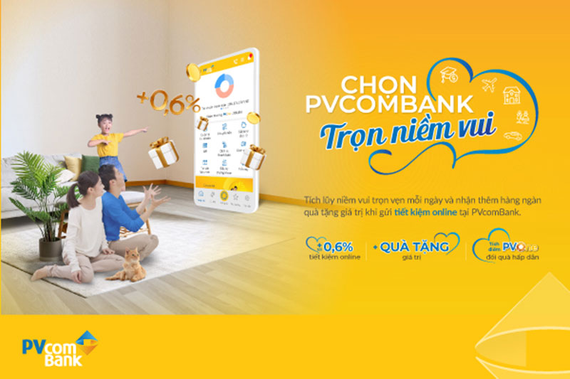 PVcomBank dành gần 3.000 quà tặng cho khách hàng gửi tiết kiệm online -0