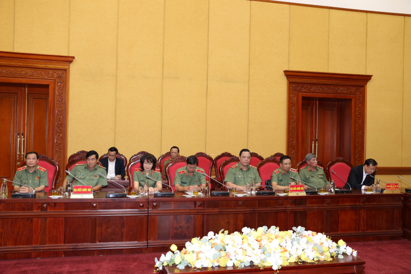 Bộ Công an gặp mặt đại biểu Quốc hội CAND tham dự Kỳ họp thứ 4 -0