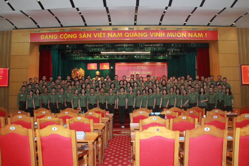 100% các học viên đạt yêu cầu cấp chứng chỉ về công tác hồ sơ nghiệp vụ Cảnh sát  -0