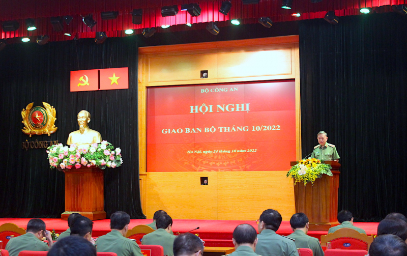 Bộ trưởng Tô Lâm chủ trì Hội nghị giao ban Bộ -1