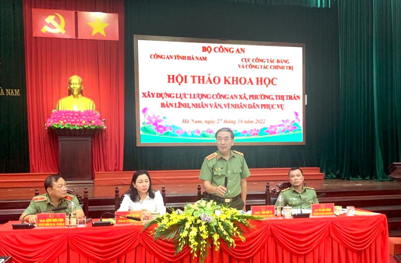 Xây dựng lực lượng Công an xã chính quy, bản lĩnh, nhân văn, vì Nhân dân phục vụ -0