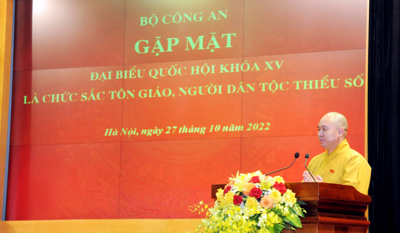 Bộ Công an gặp mặt các đại biểu Quốc hội Khóa XV -0