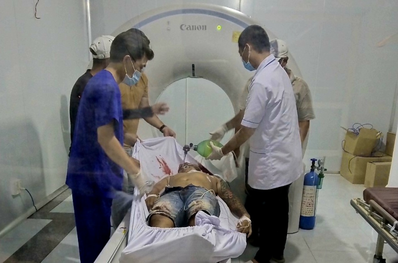 Nhiều người thương vong sau loạt tiếng súng -0