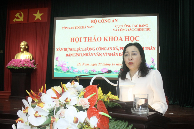 Hội thảo Xây dựng lực lượng Công an xã, phường, thị trấn chính quy bản lĩnh, nhân văn, vì nhân dân phục vụ -0