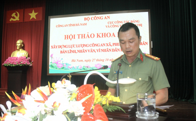 Hội thảo Xây dựng lực lượng Công an xã, phường, thị trấn chính quy bản lĩnh, nhân văn, vì nhân dân phục vụ -0