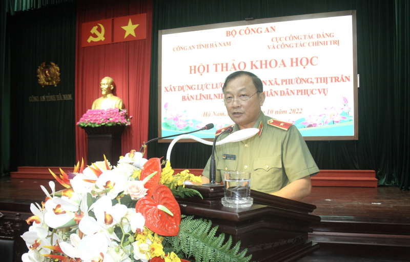 Hội thảo Xây dựng lực lượng Công an xã, phường, thị trấn chính quy bản lĩnh, nhân văn, vì nhân dân phục vụ -0