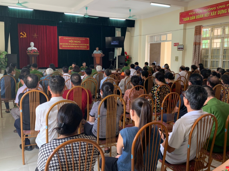 Chuyển hoá địa bàn từ mô hình “Giao ban công tác an ninh định kỳ tại các tổ dân phố, khu dân cư” -0