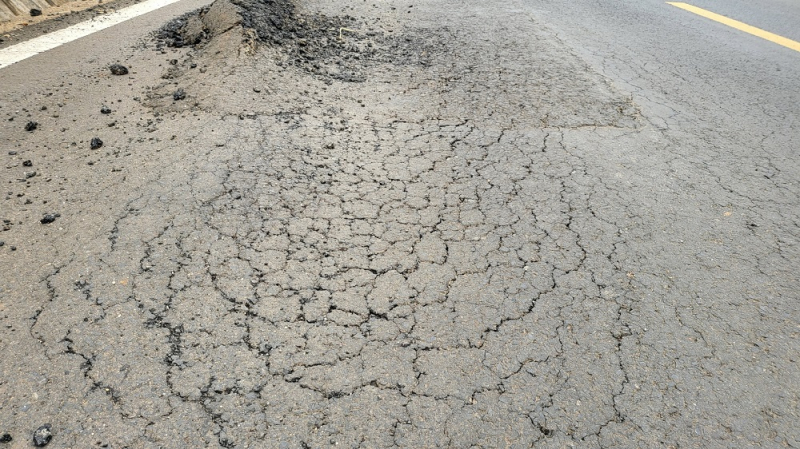 Đường tránh hơn 844,5 tỷ đồng tiếp tục hư hỏng dù đang thời gian bảo hành -1