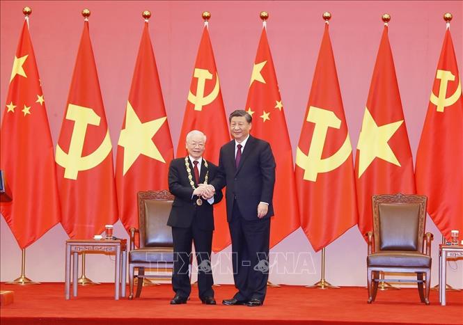 Những dấu ấn trong chuyến thăm chính thức Trung Quốc của Tổng Bí thư Nguyễn Phú Trọng -0
