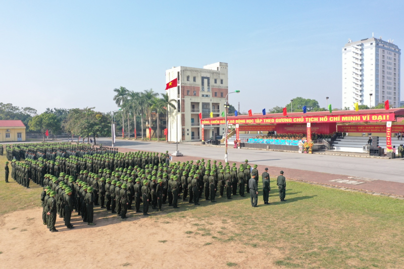 Bộ Tư lệnh Cảnh sát cơ động khai giảng khoá huấn luyện cho 3.252 tân sinh viên -0