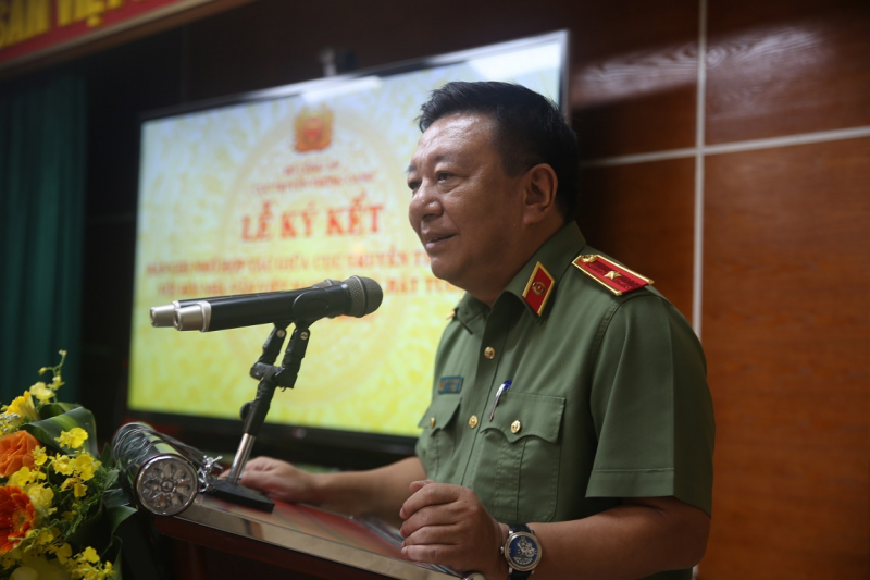 Cục Truyền thông CAND ký kết ghi nhớ hợp tác với Hội Nhà văn Việt Nam, Nhà hát Tuổi trẻ -0