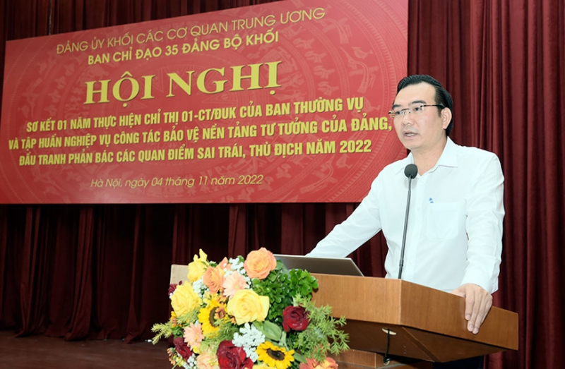 Tăng cường bảo vệ nền tảng tư tưởng của Đảng trong Đảng bộ Khối các cơ quan Trung ương -0