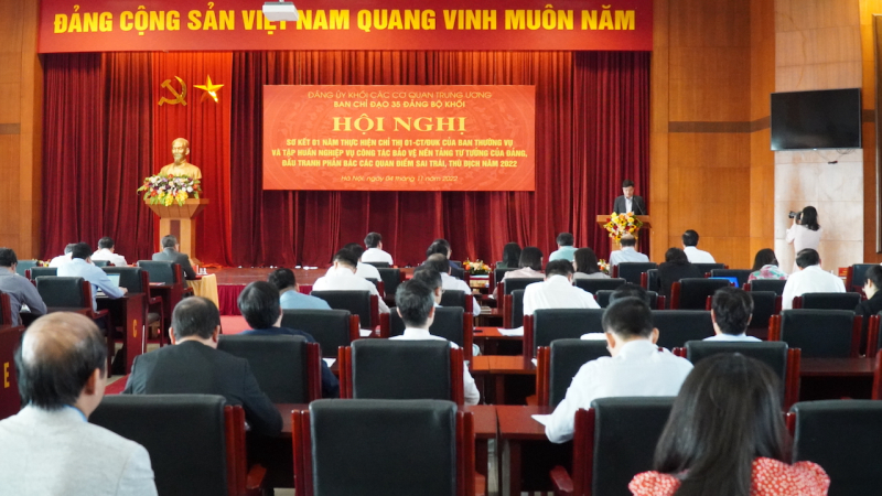 Tăng cường bảo vệ nền tảng tư tưởng của Đảng trong Đảng bộ Khối các cơ quan Trung ương -0