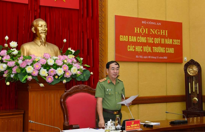 Academies and schools of the under the Ministry Public Security review work results in Q3 -0