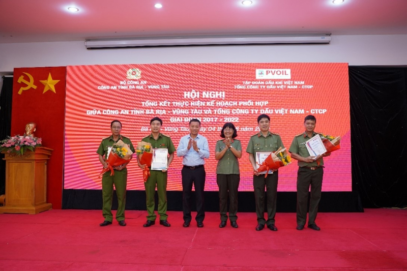 Tổng kết công tác phối hợp giữa PVOIL và Công an tỉnh Bà Rịa - Vũng Tàu -0