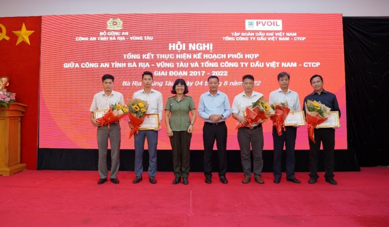 Tổng kết công tác phối hợp giữa PVOIL và Công an tỉnh Bà Rịa - Vũng Tàu -1