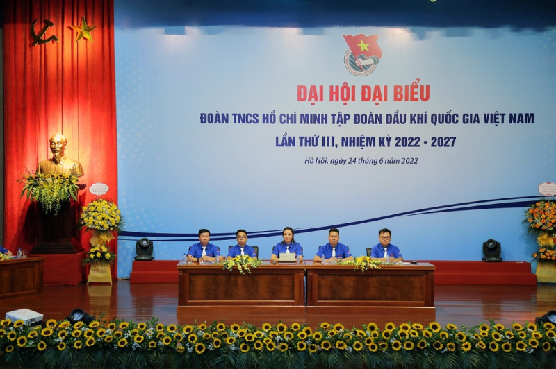 Tổ chức thành công Đại hội đại biểu Đoàn Thanh niên Tập đoàn Dầu khí Quốc gia lần thứ III, nhiệm kỳ 2022-2027 -0