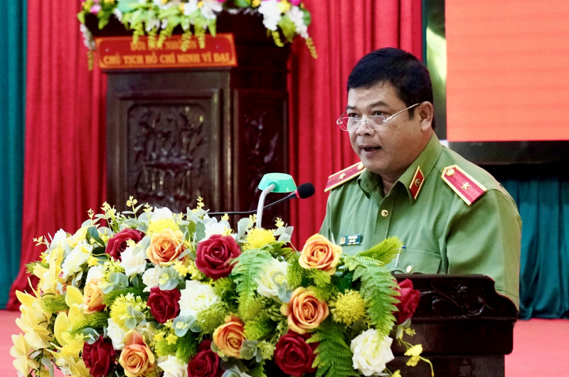 Thứ trưởng Lê Quốc Hùng kiểm tra công tác tại Công an tỉnh Gia Lai  -0