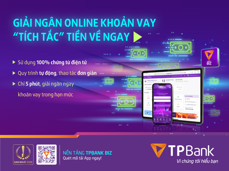 TPBank tiên phong triển khai giải ngân online và chứng từ số cho khách hàng doanh nghiệp -0