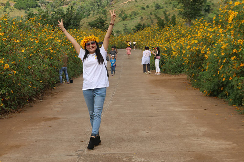 Rực rỡ hoa Dã Quỳ trên đỉnh Núi lửa Chư Đang Ya -1