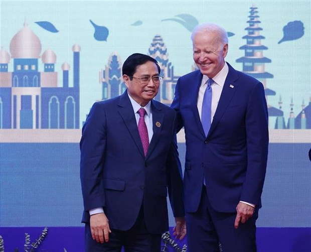 PM Pham Minh Chinh meets with US President Joe Biden in Phnom Penh -0