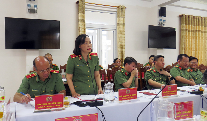 Thứ trưởng Lê Văn Tuyến làm việc tại Công an tỉnh Quảng Nam -0