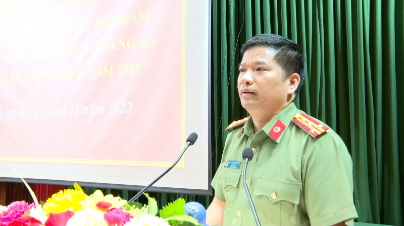 Huy động gần 300 cán bộ, chiến sĩ đảm bảo ANTT Festival Tràng An kết nối di sản – Ninh Bình -0