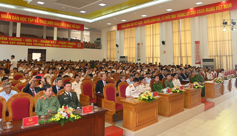 Rèn luyện đạo đức, lối sống, tác phong của người Công an cách mạng ngay từ trên ghế nhà trường -0