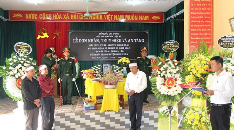 Rưng rưng ngày về đất mẹ của liệt sĩ sau hơn 60 năm thất lạc -0