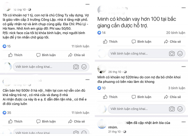 Đòi nợ thuê “núp bóng” mua bán nợ -0