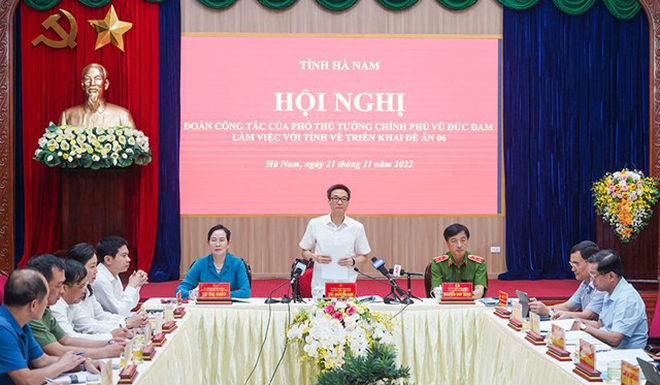 Hà Nam đẩy mạnh triển khai Đề án 06 phục vụ nhu cầu thiết yếu của Nhân dân -0