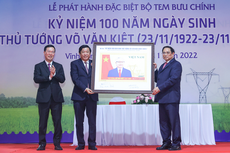 Thủ tướng Phạm Minh Chính dự các hoạt động kỷ niệm 100 năm Ngày sinh đồng chí Võ Văn Kiệt -0