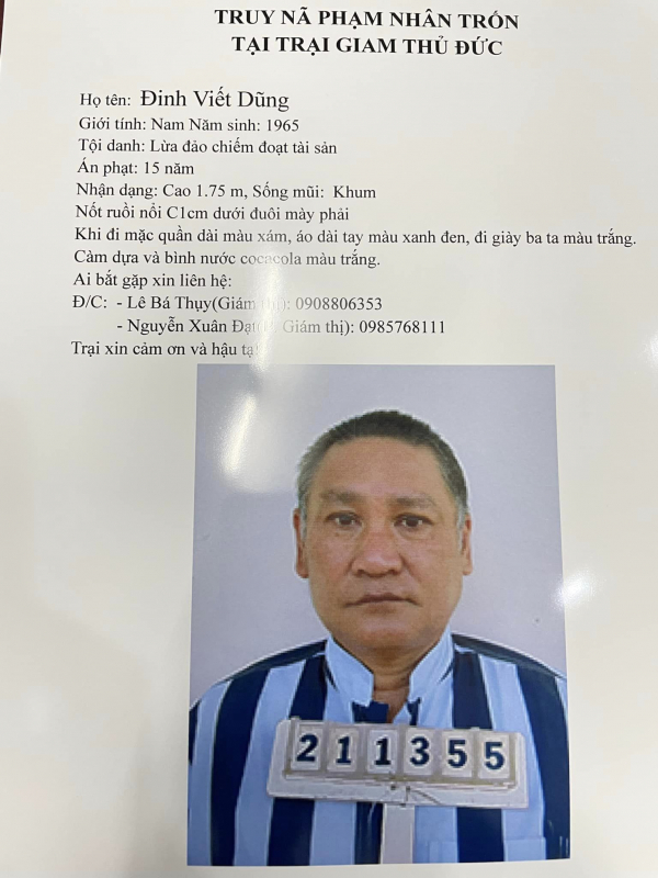 Đã bắt được phạm nhân trốn khỏi Trại giam Thủ Đức -0