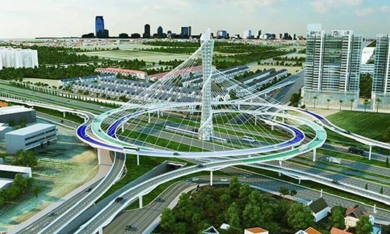 Hà Nội chi hơn 2.300 tỷ đồng làm nút giao Đại lộ Thăng Long - Vành đai 3,5 -0