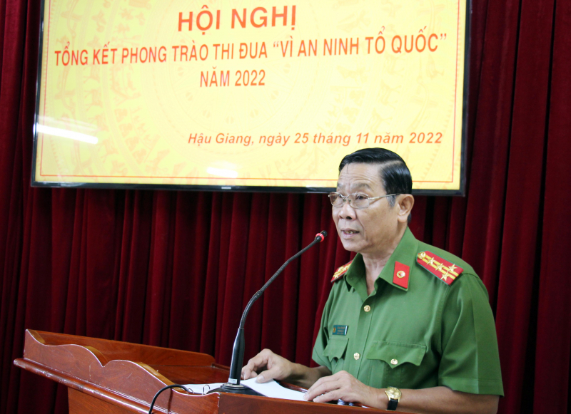 Cụm thi đua số 9 – Bộ Công an tổ chức Hội nghị Tổng kết phong trào thi đua “Vì ANTQ” năm 2022 -0