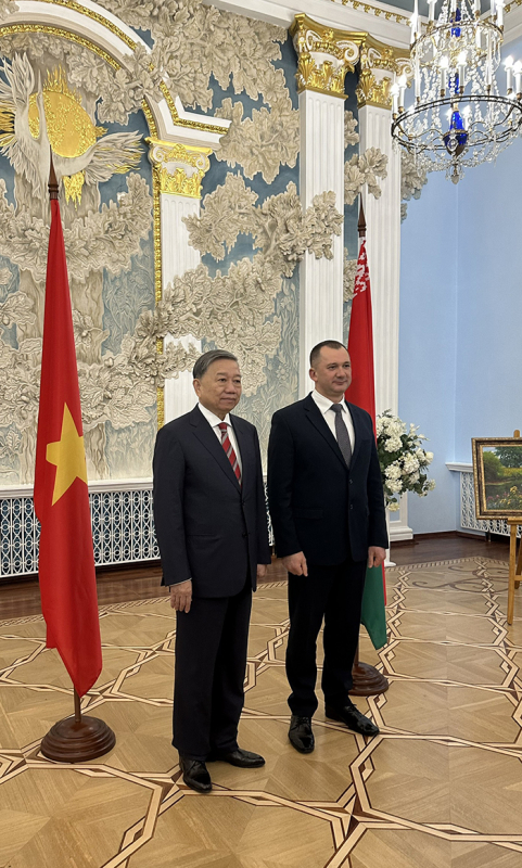 Tăng cường hợp tác giữa Bộ Công an với các cơ quan hữu quan Nga, Belarus -0