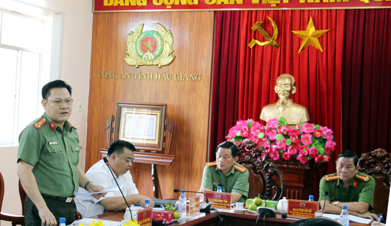 Cụm thi đua số 9 – Bộ Công an tổ chức Hội nghị Tổng kết phong trào thi đua “Vì ANTQ” năm 2022 -1