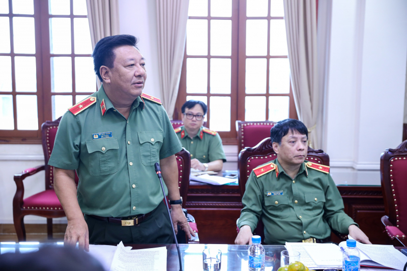 Khảo sát việc thực hiện chính sách, pháp luật về báo chí tại Cục Truyền thông CAND -0